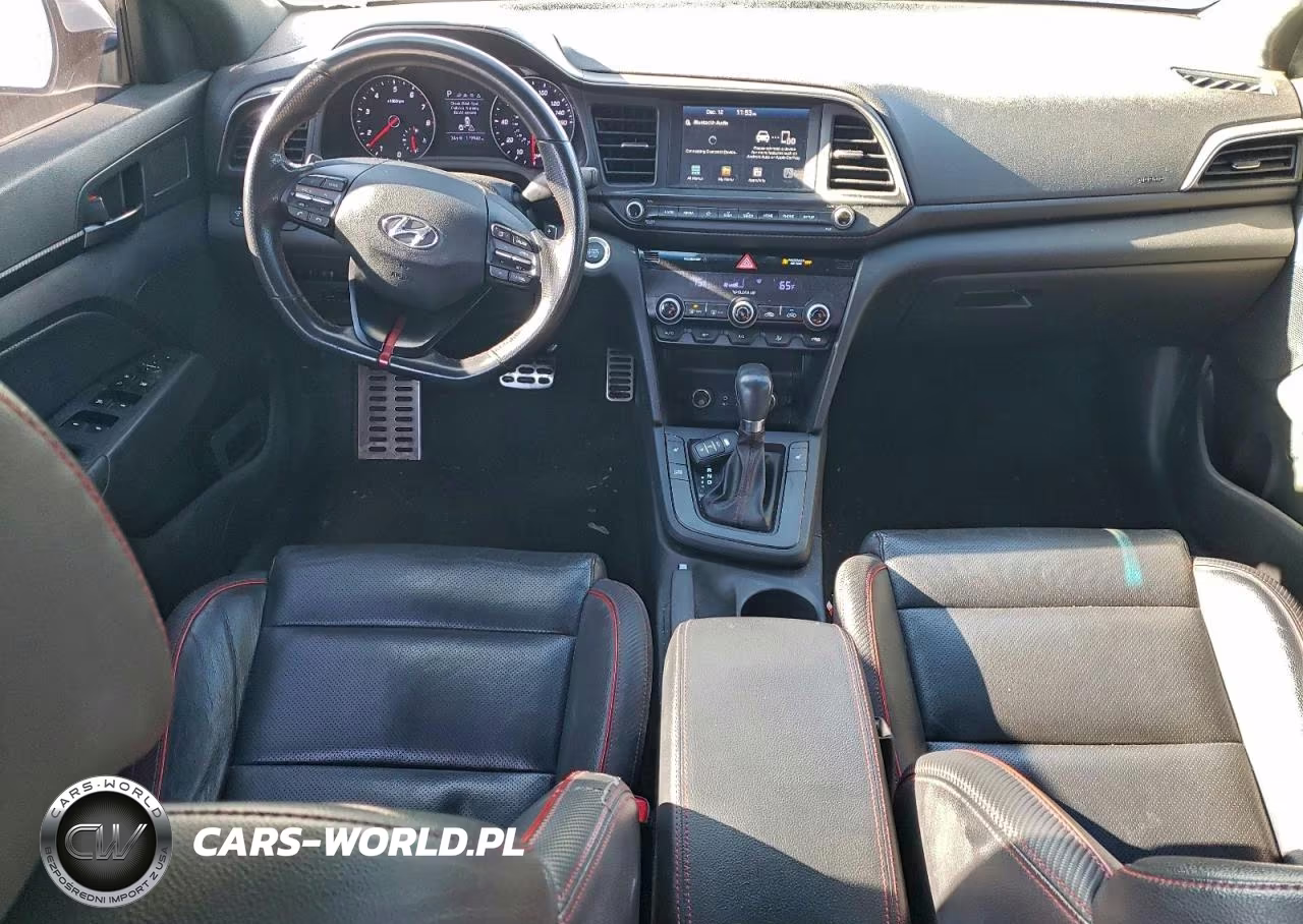2020 Hyundai Elantra Sport VIN:KMHD04LB4LU015535 - 8