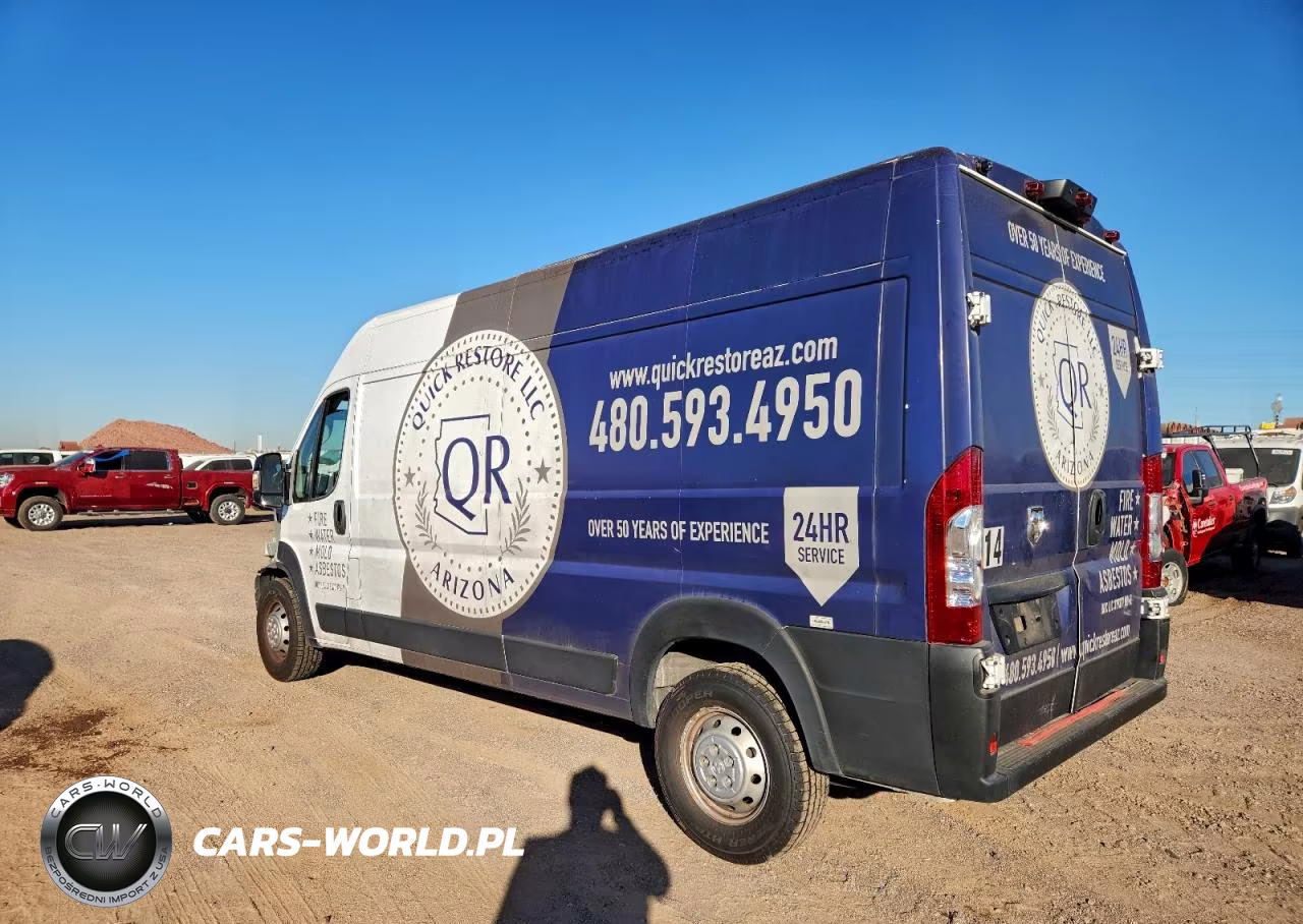 2020 Ram Promaster 2500 Delivery Van VIN:3C6TRVDG8LE130621 - 2