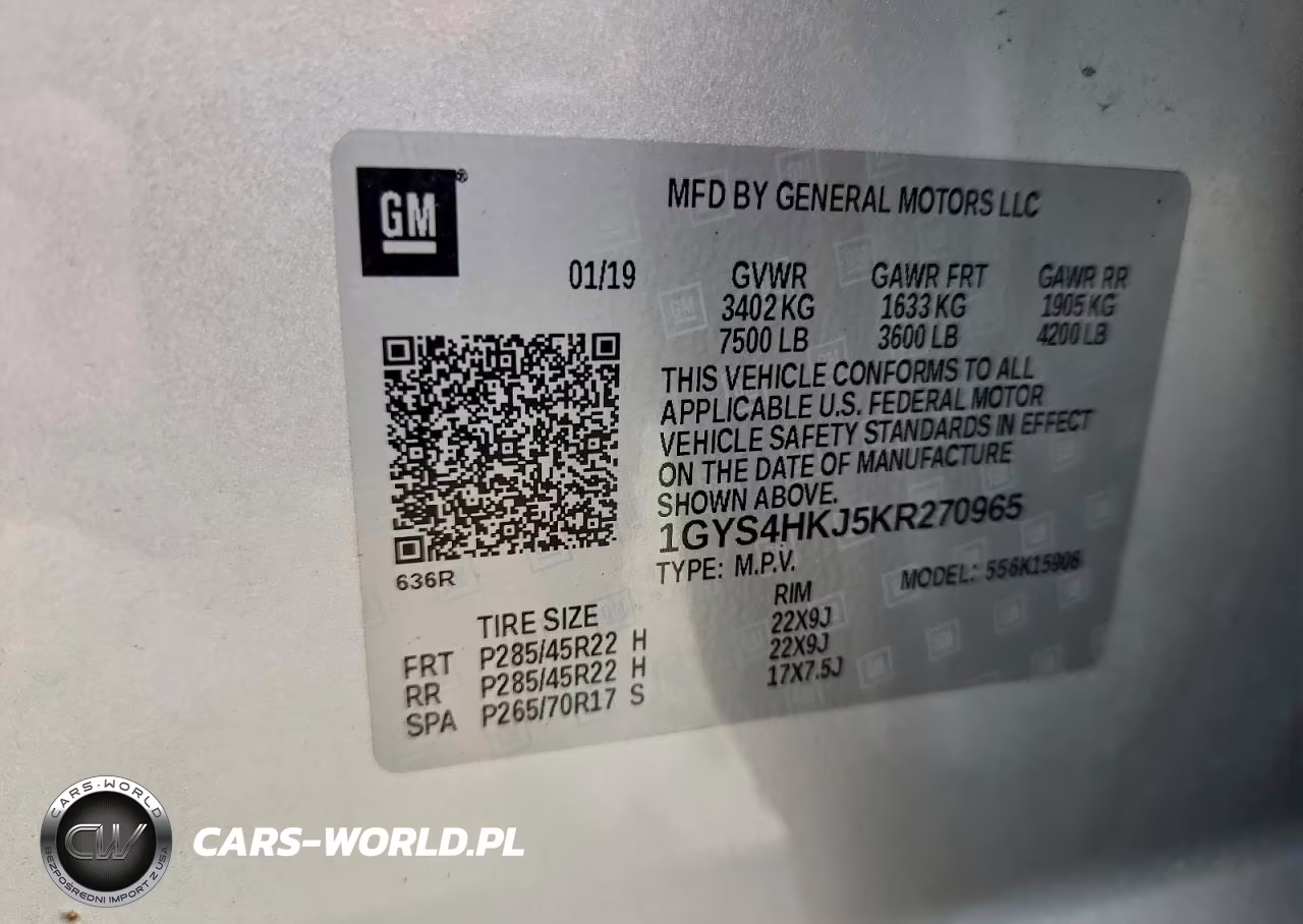 2019 Cadillac Escalade Esv Luxury VIN:1GYS4HKJ5KR270965 - 14