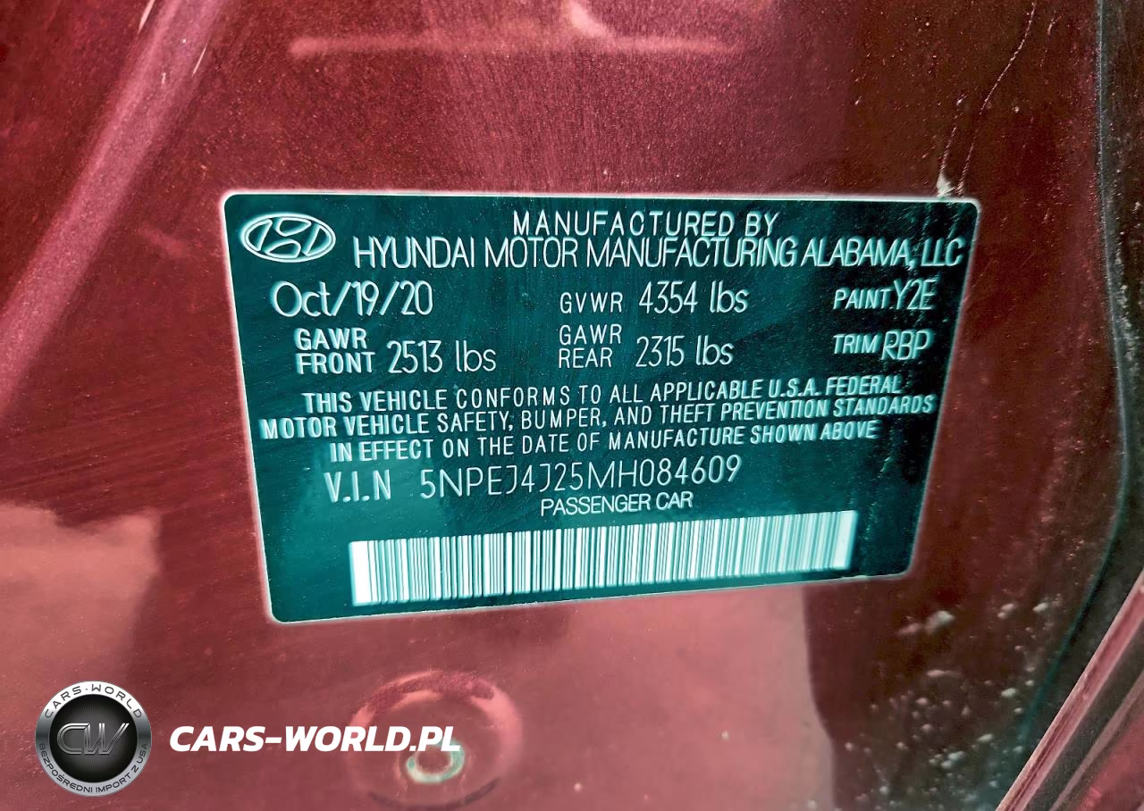 2021 Hyundai Sonata Sel Plus VIN:5NPEJ4J25MH084609 - 12