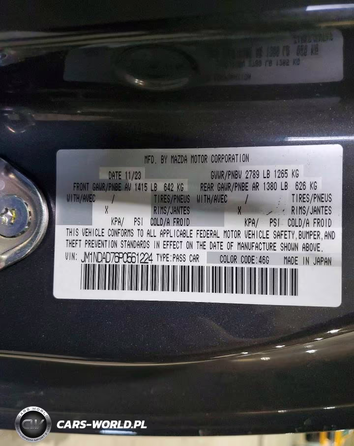 2023 Mazda Mx-5 Miata Grand Touring VIN:JM1NDAD76P0561224 - 12