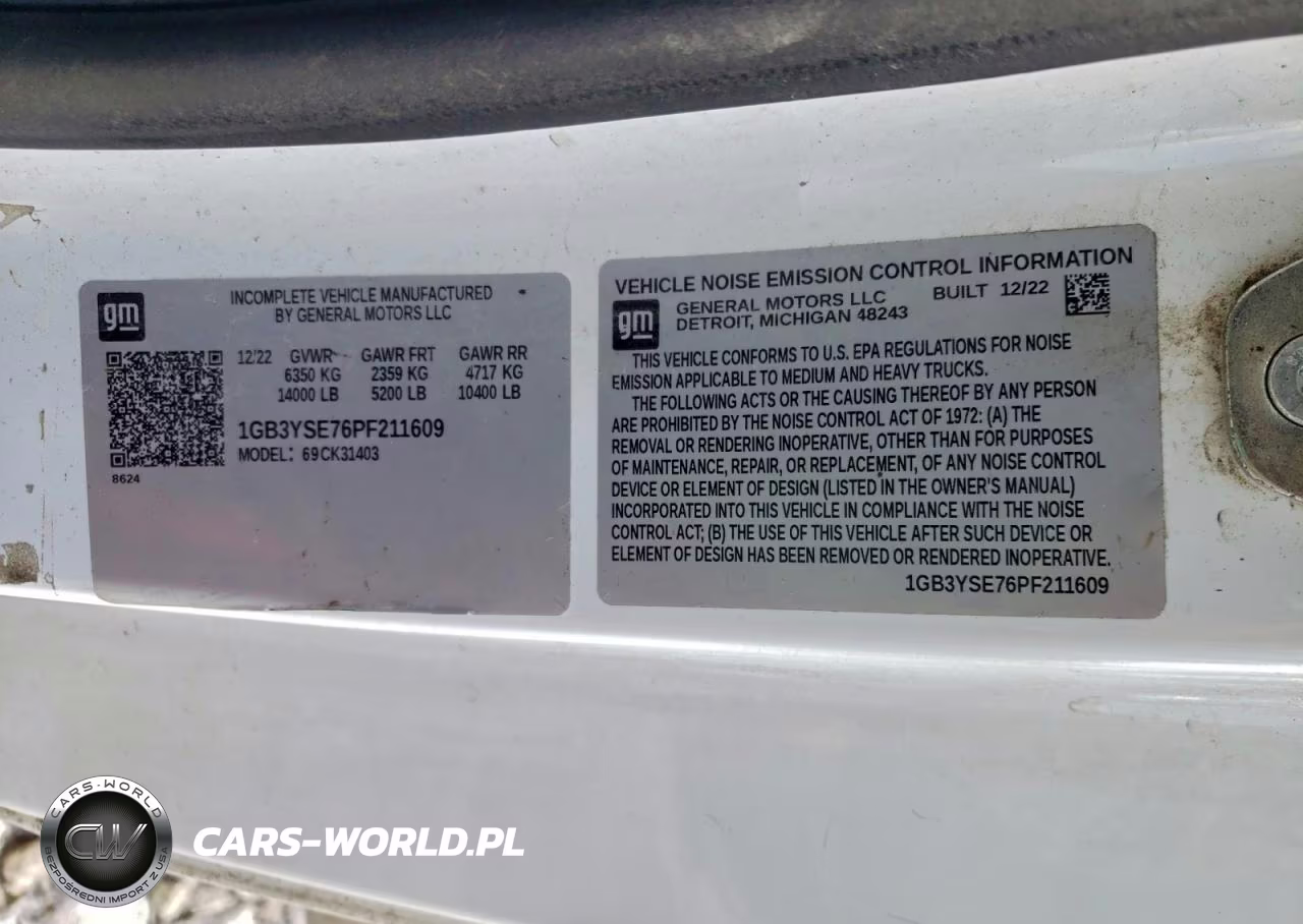 2023 Chevrolet Silverado Box Truck VIN:1GB3YSE76PF211609 - 13