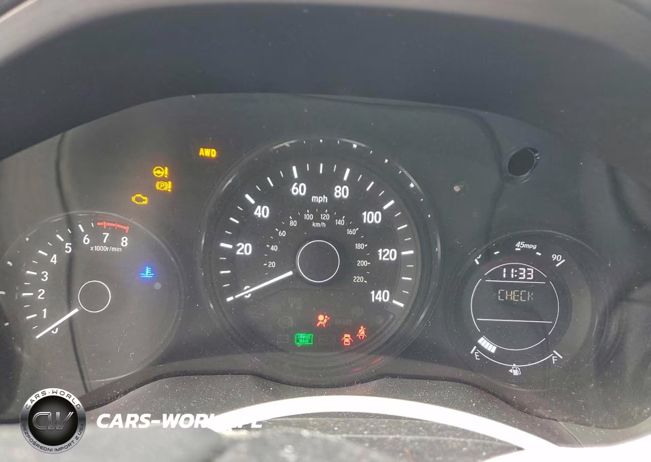 2022 Honda Hr-V Sport VIN:3CZRU6H1XNM732310 - 9