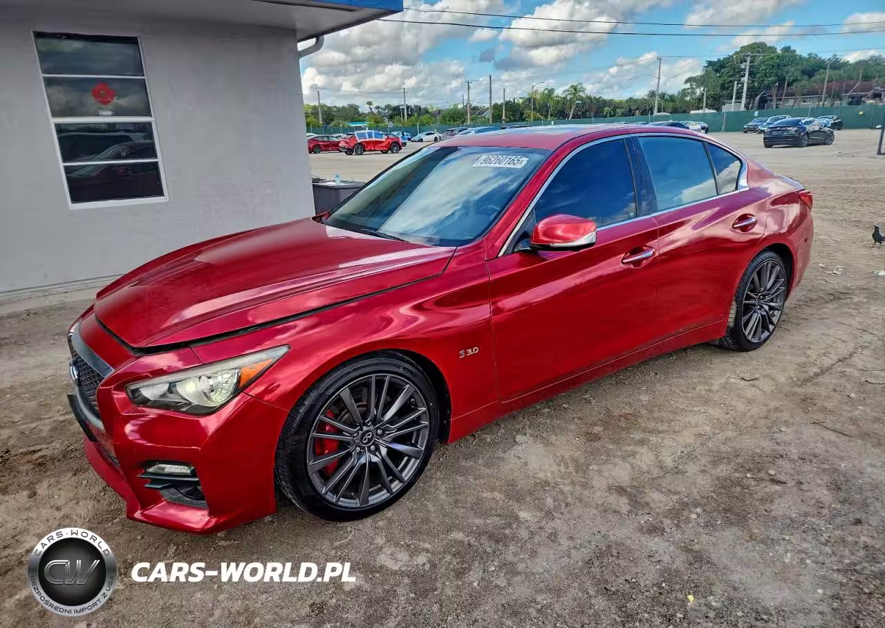 2017 Infiniti Q50 Red Sport 400