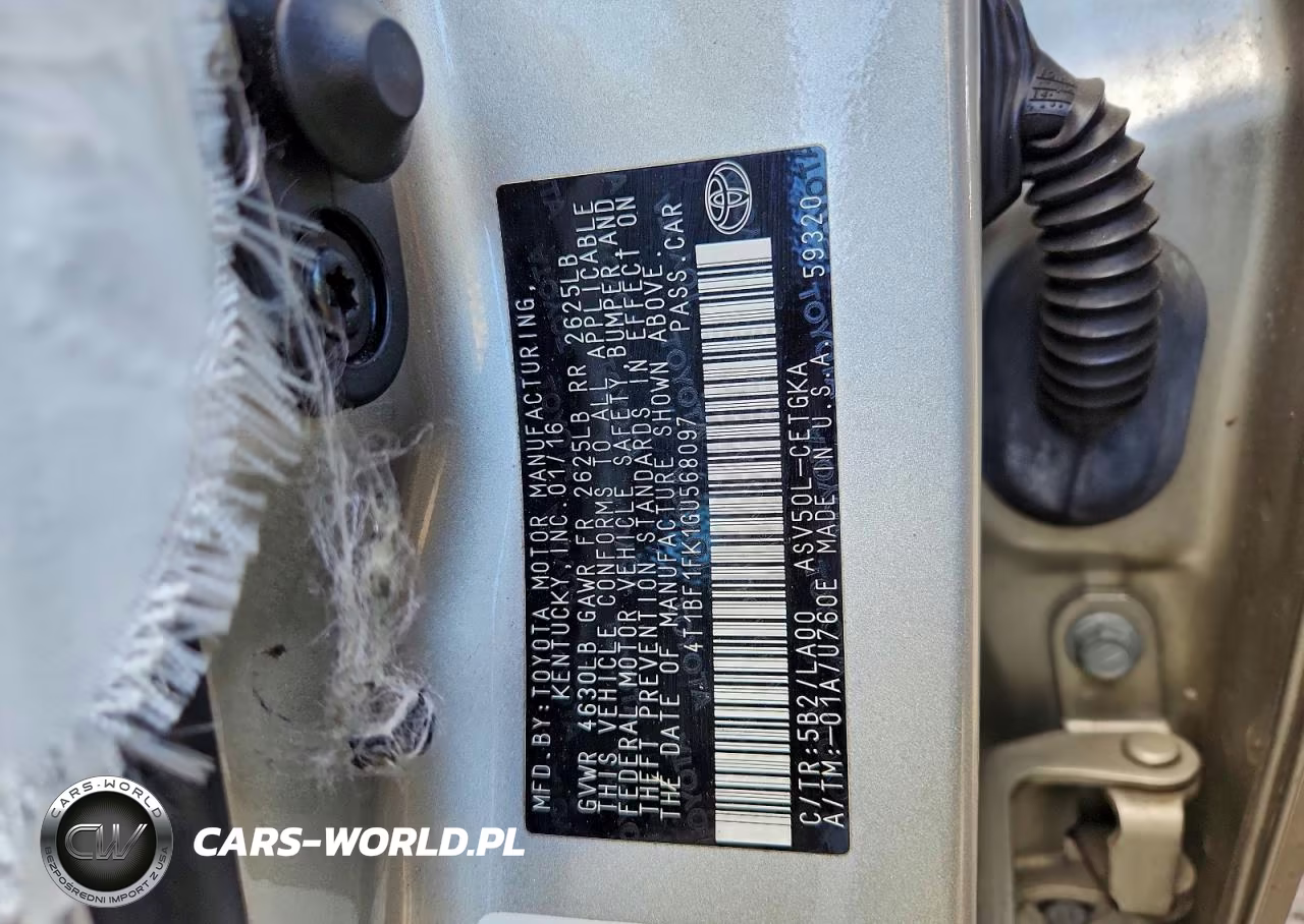 2016 Toyota Camry VIN:4T1BF1FK1GU568097 - 12