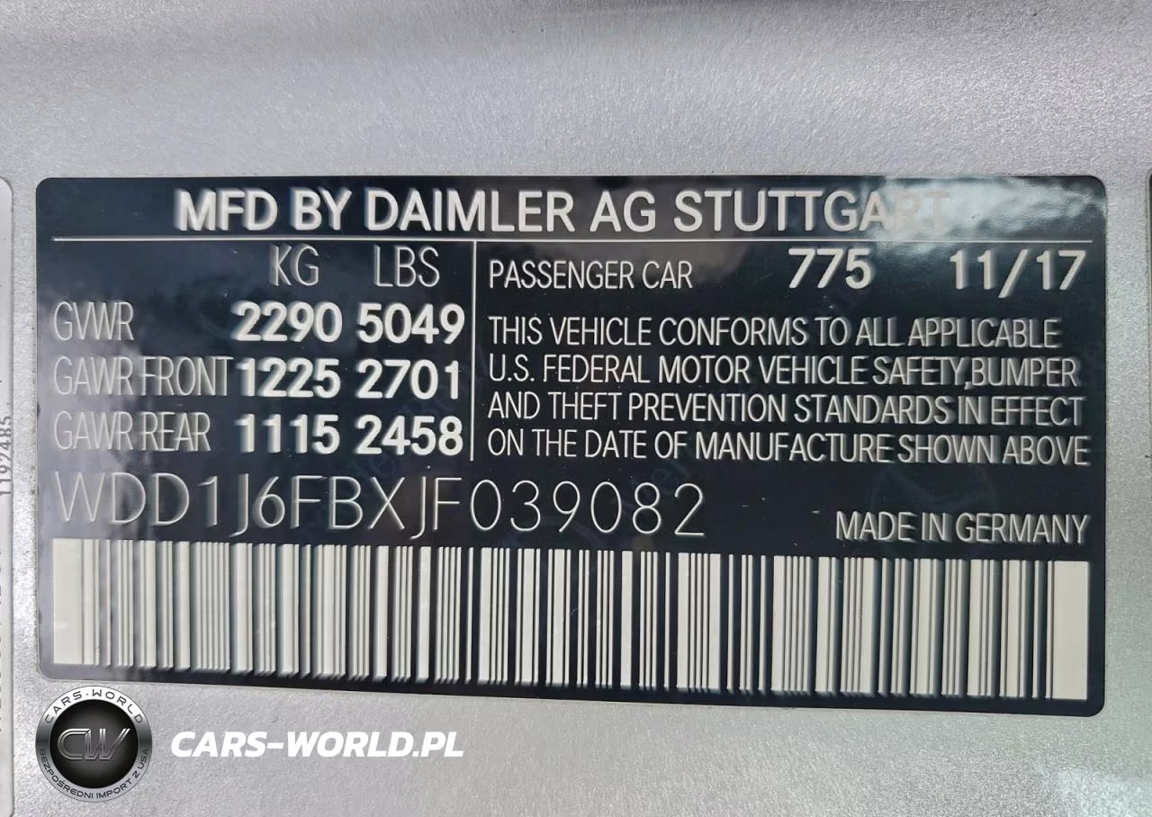 2018 Mercedes-Benz E 400 VIN:WDD1J6FBXJF039082 - 13