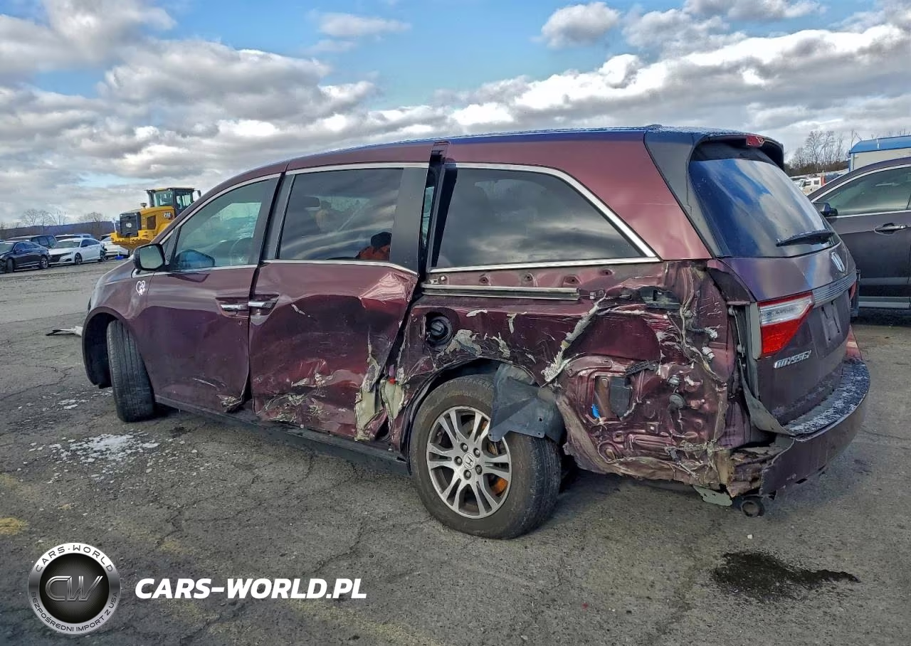 2012 Honda Odyssey Exl VIN:5FNRL5H67CB122428 - 2