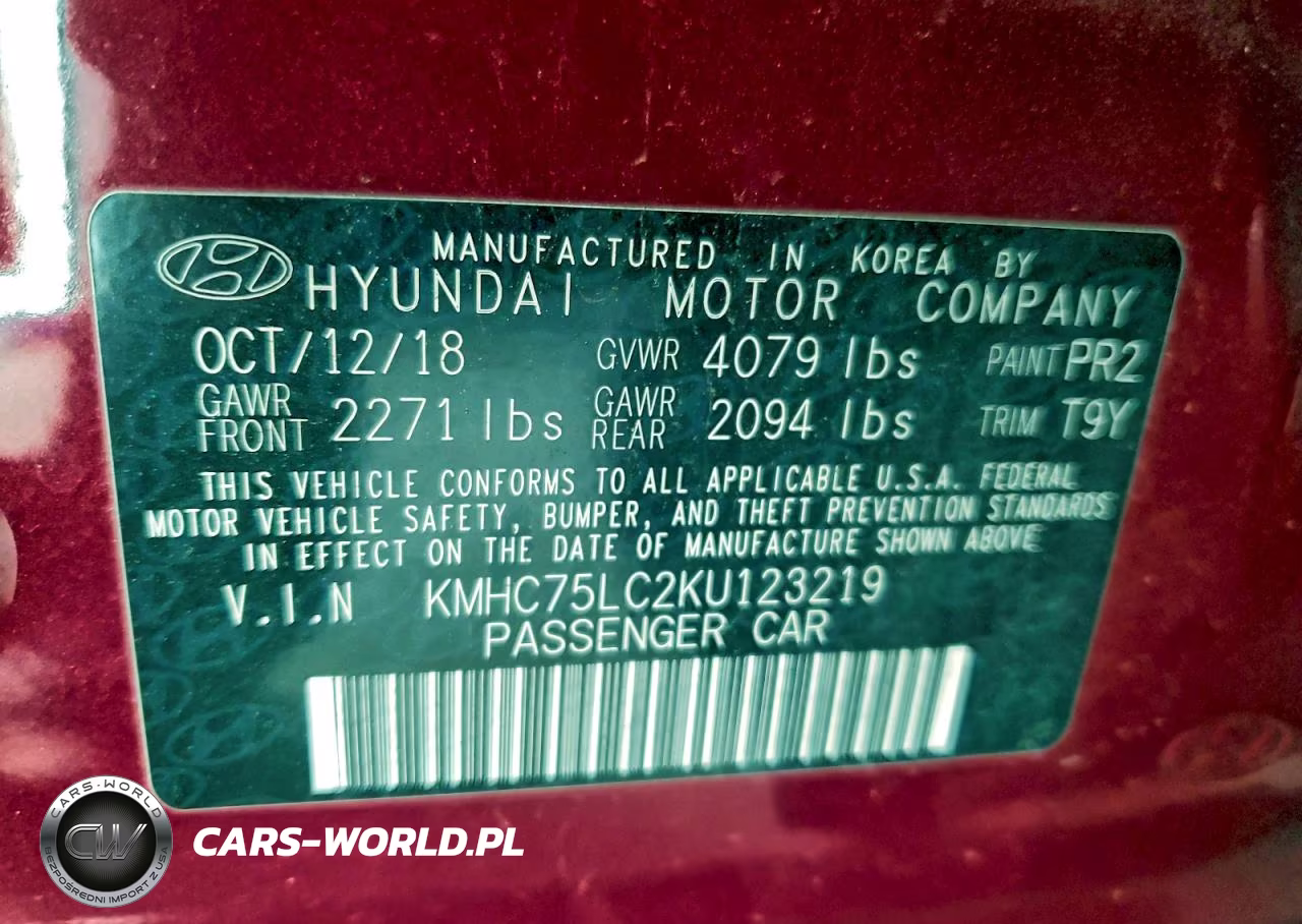 2019 Hyundai Ioniq Sel VIN:KMHC75LC2KU123219 - 13