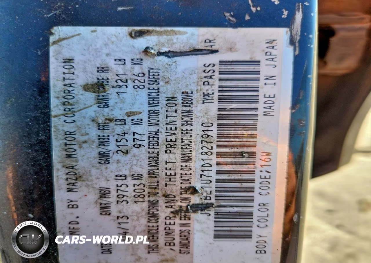 2013 Mazda 3 I VIN:JM1BL1U71D1827910 - 13