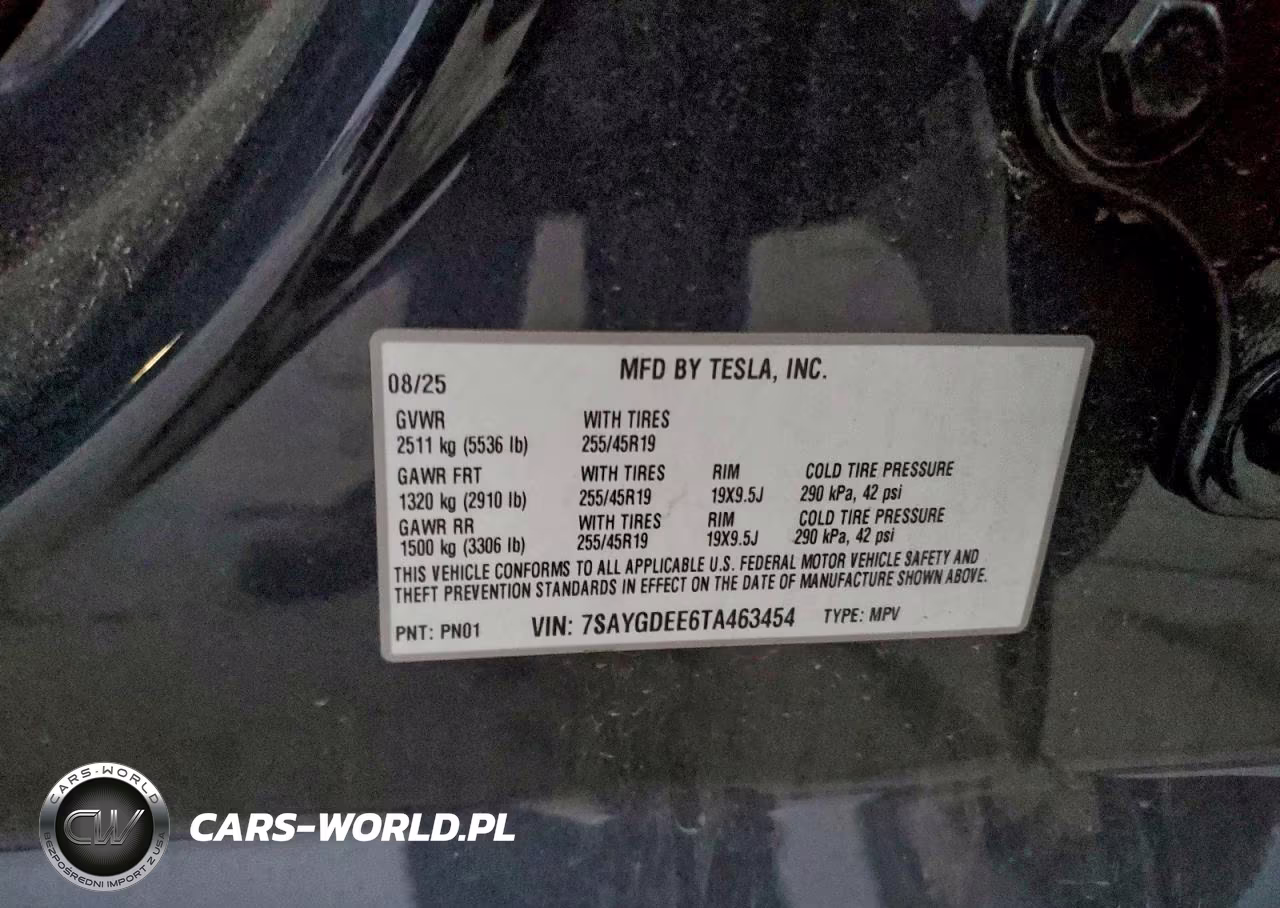 2026 Tesla Model Y VIN:7SAYGDEE6TA463454 - 13