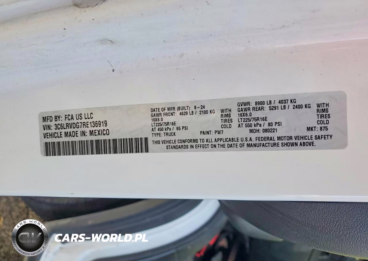 2024 Ram Promaster 2500 2500 High VIN:3C6LRVDG7RE136919 - 10