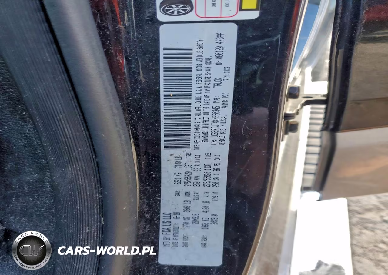 2019 Ram 1500 Laramie VIN:1C6SRFJTXKN550345 - 12