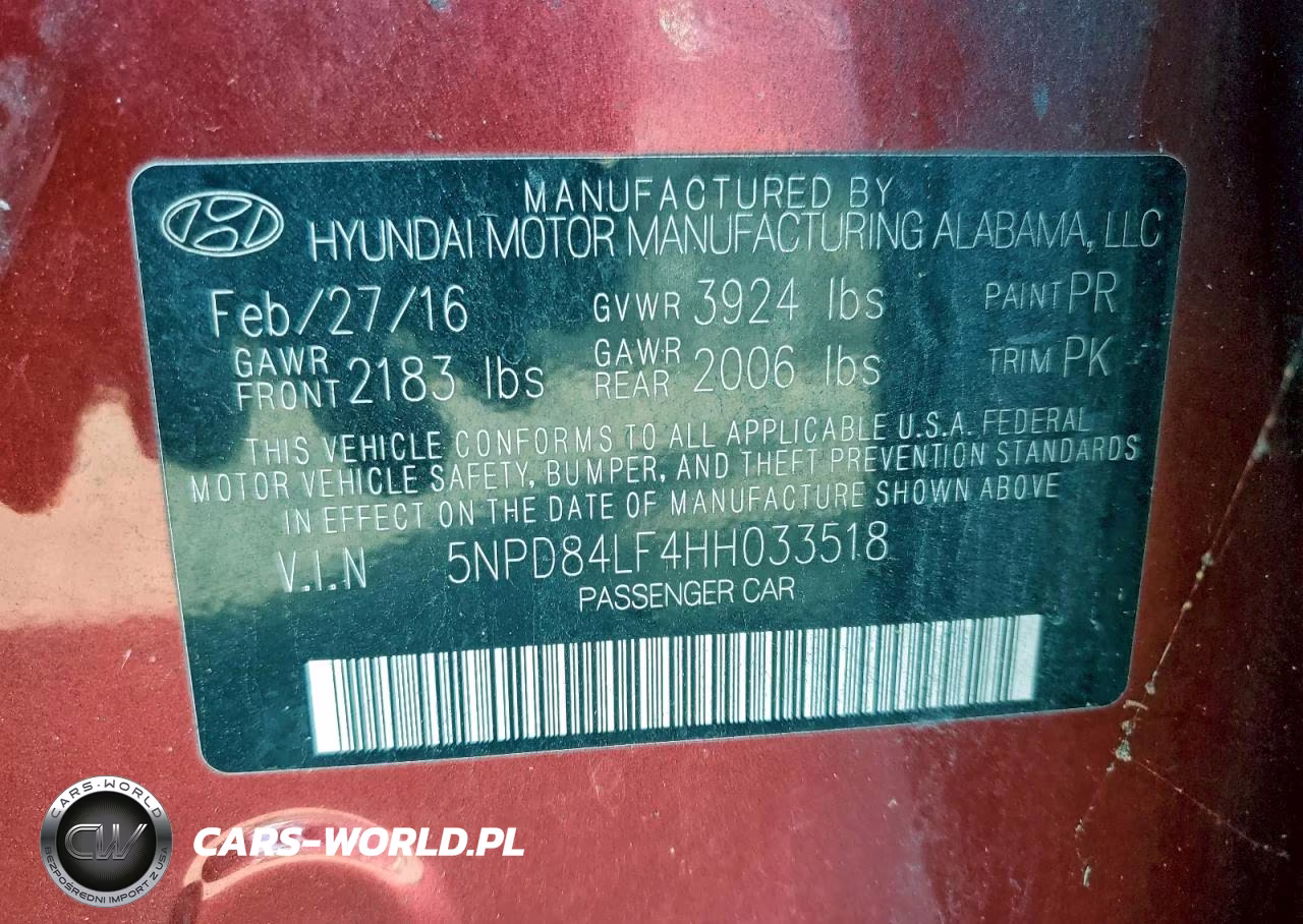 2017 Hyundai Elantra Se VIN:5NPD84LF4HH033518 - 13