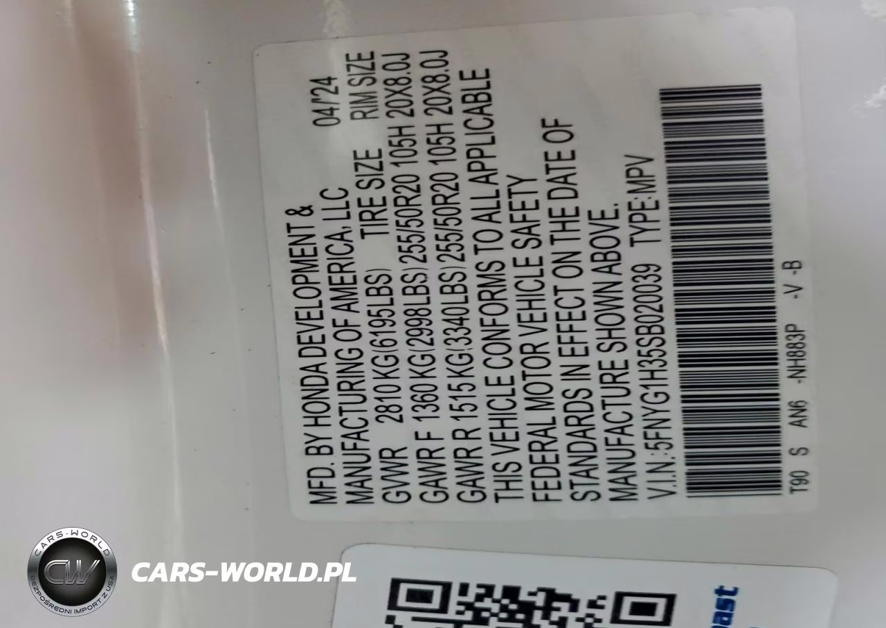 2025 Honda Pilot Sport VIN:5FNYG1H35SB020039 - 14