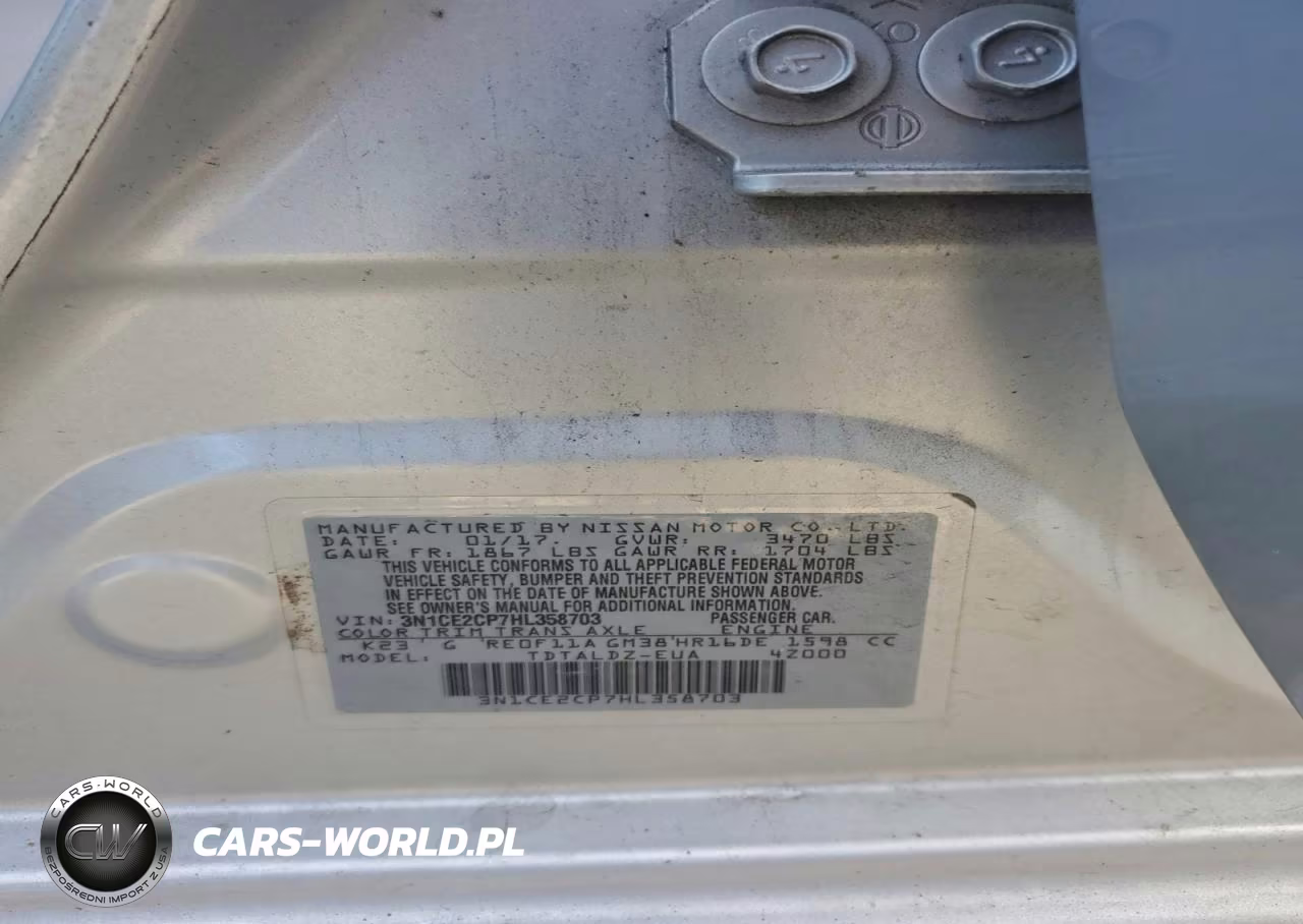 2017 Nissan Versa Note S VIN:3N1CE2CP7HL358703 - 13