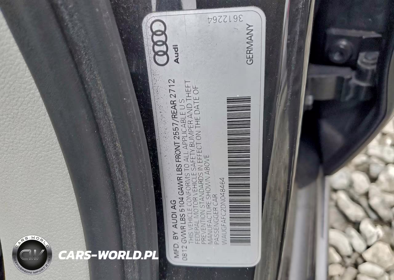 2013 Audi A6 Premium Plus VIN:WAUGFAFC2DN048464 - 13