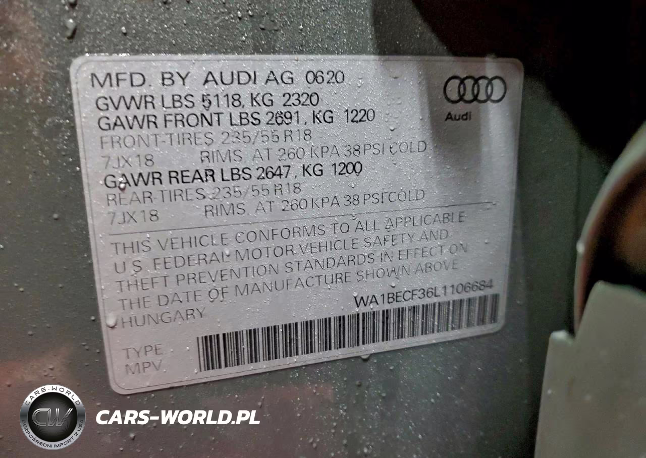 2020 Audi Q3 Premium Plus VIN:WA1BECF36L1106684 - 13