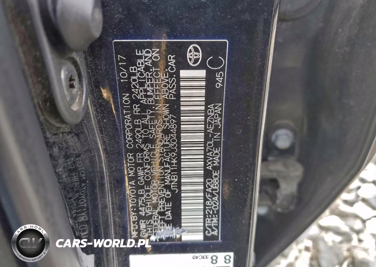 2018 Toyota Camry L VIN:JTNB11HK9J3044897 - 12