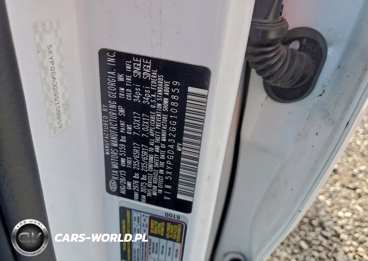 2016 Kia Sorento Lx VIN:5XYPGDA32GG108859 - 13