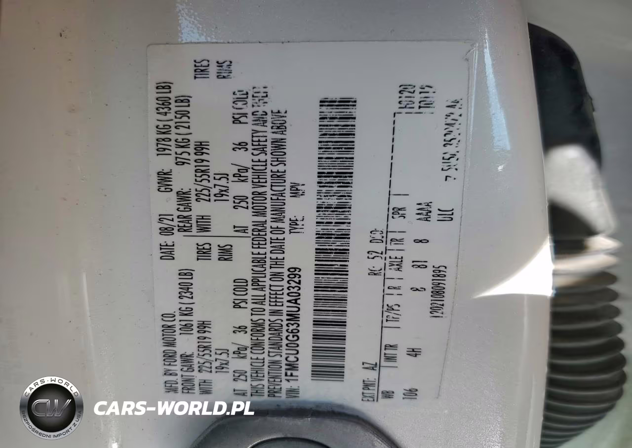 2021 Ford Escape Se VIN:1FMCU0G63MUA03299 - 14