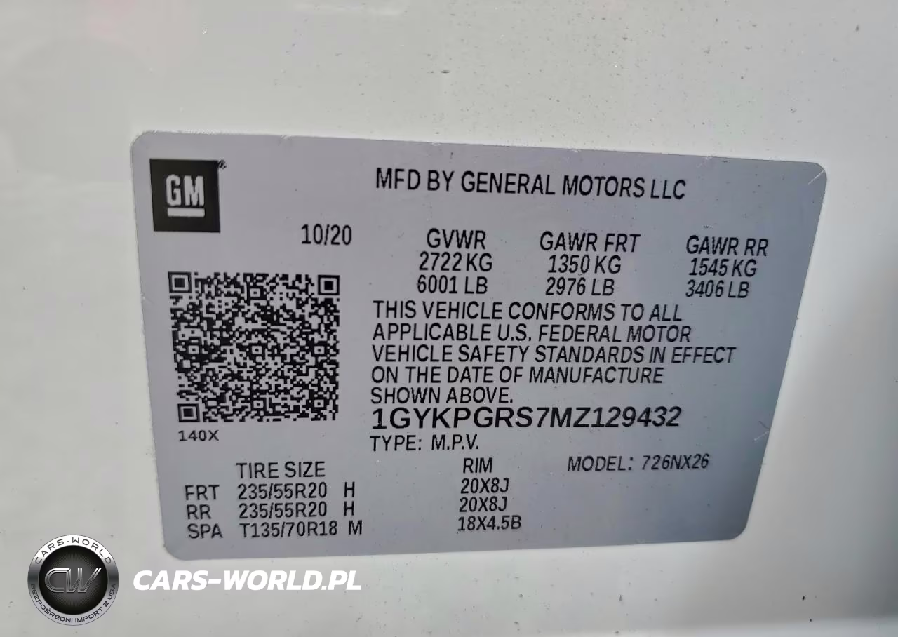 2021 Cadillac Xt6 Sport VIN:1GYKPGRS7MZ129432 - 14