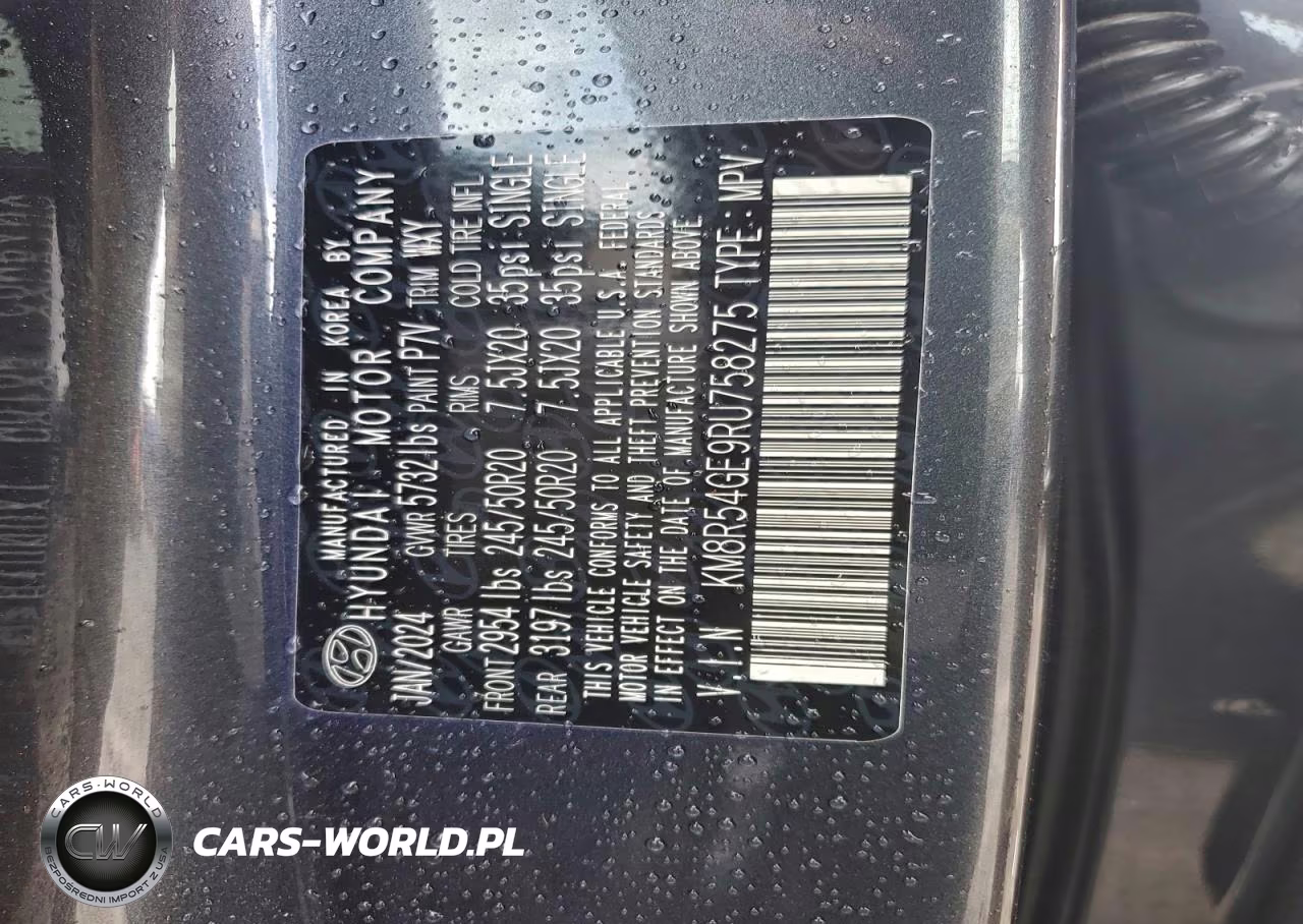 2024 Hyundai Palisade Limited VIN:KM8R54GE9RU758275 - 13