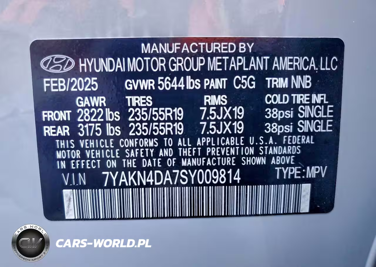2025 Hyundai Ioniq 5 Sel VIN:7YAKN4DA7SY009814 - 12
