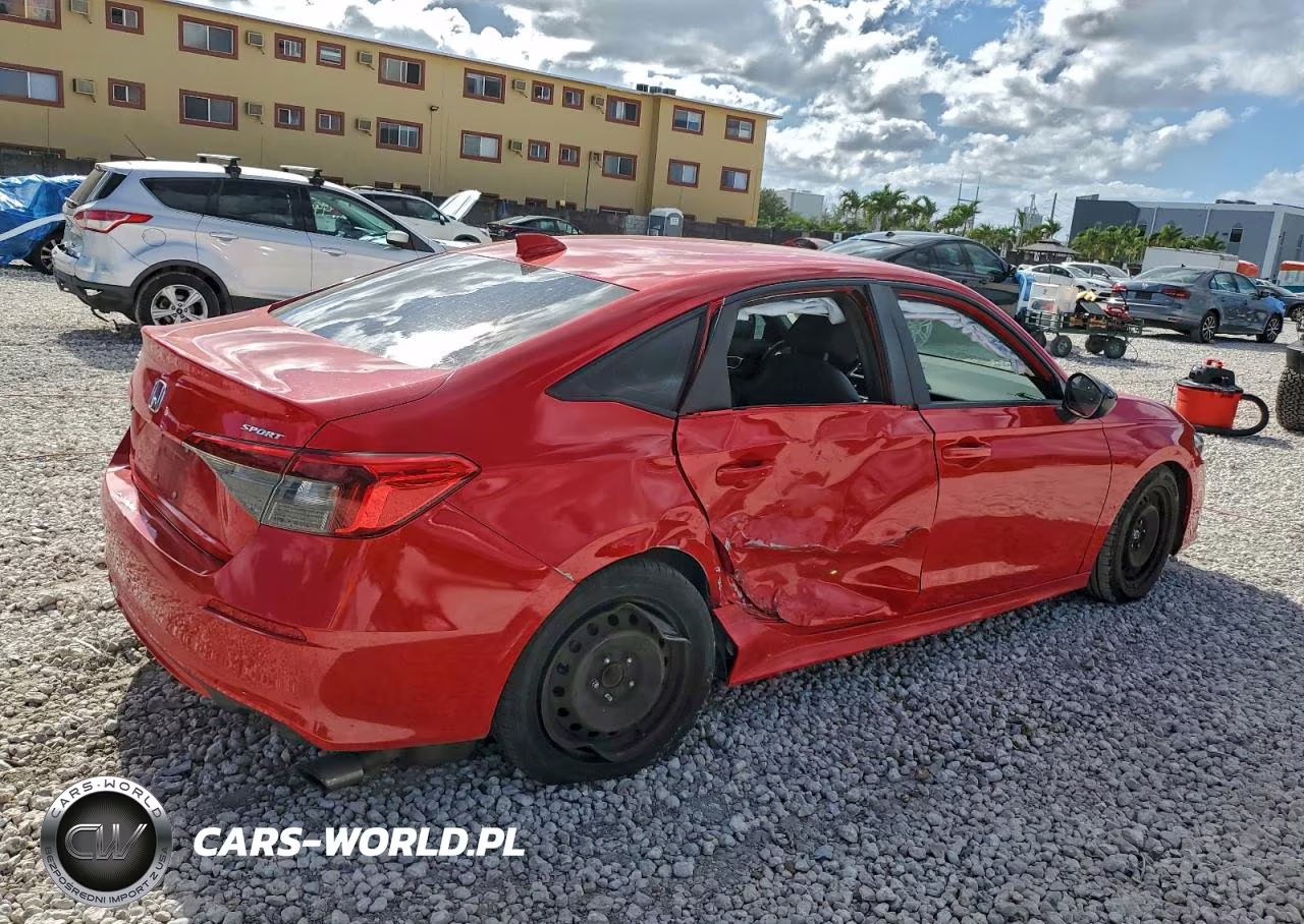 2022 Honda Civic Sport VIN:2HGFE2F59NH540784 - 3