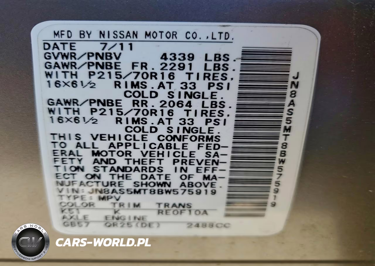 2011 Nissan Rogue S VIN:JN8AS5MT8BW575919 - 13