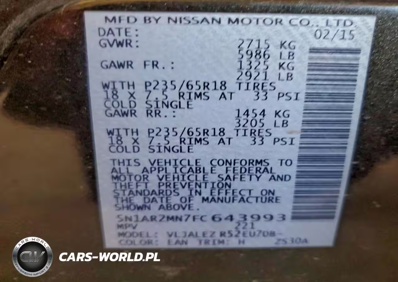 2015 Nissan Pathfinder S VIN:5N1AR2MN7FC643993 - 13