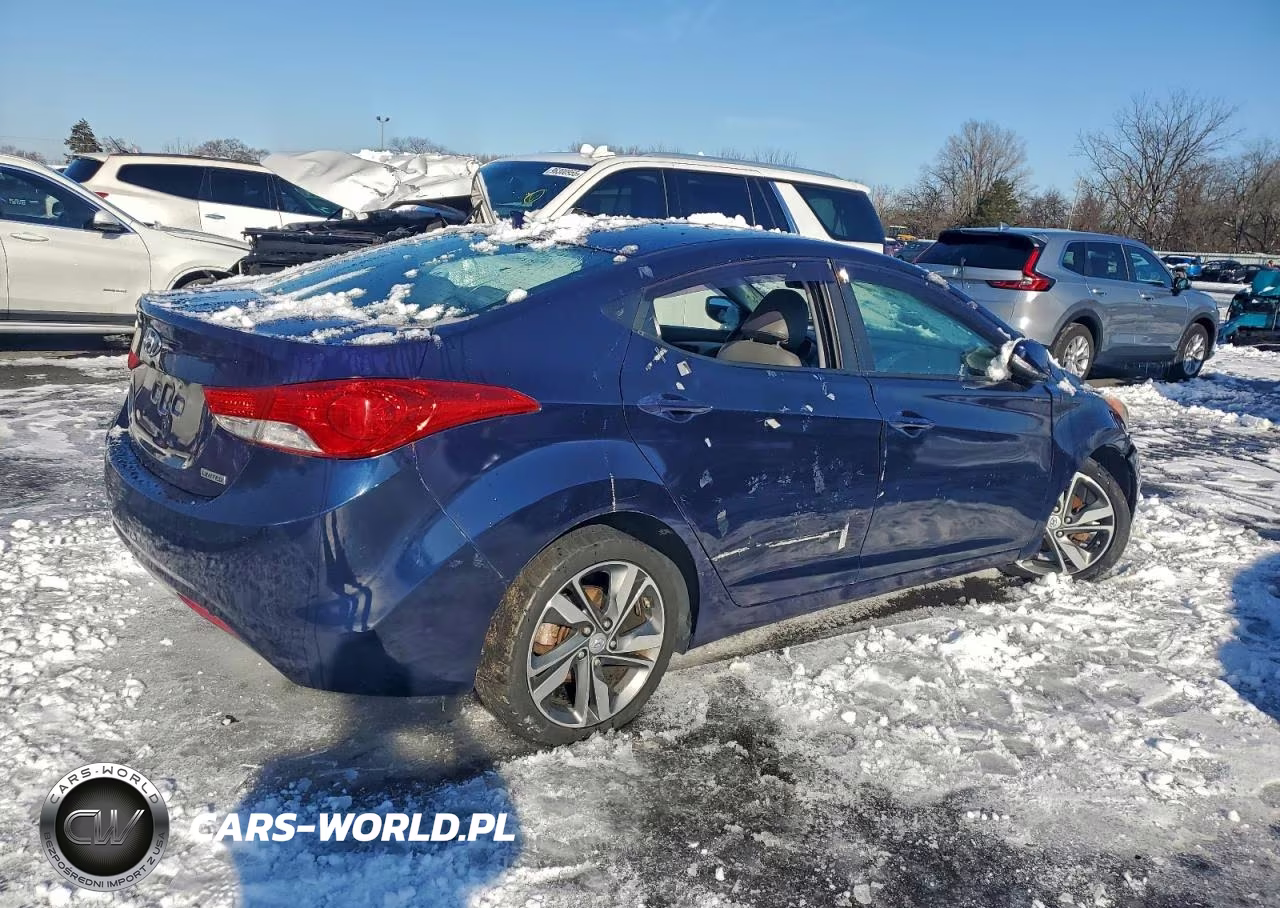 2013 Hyundai Elantra Gls VIN:5NPDH4AE4DH318921 - 3