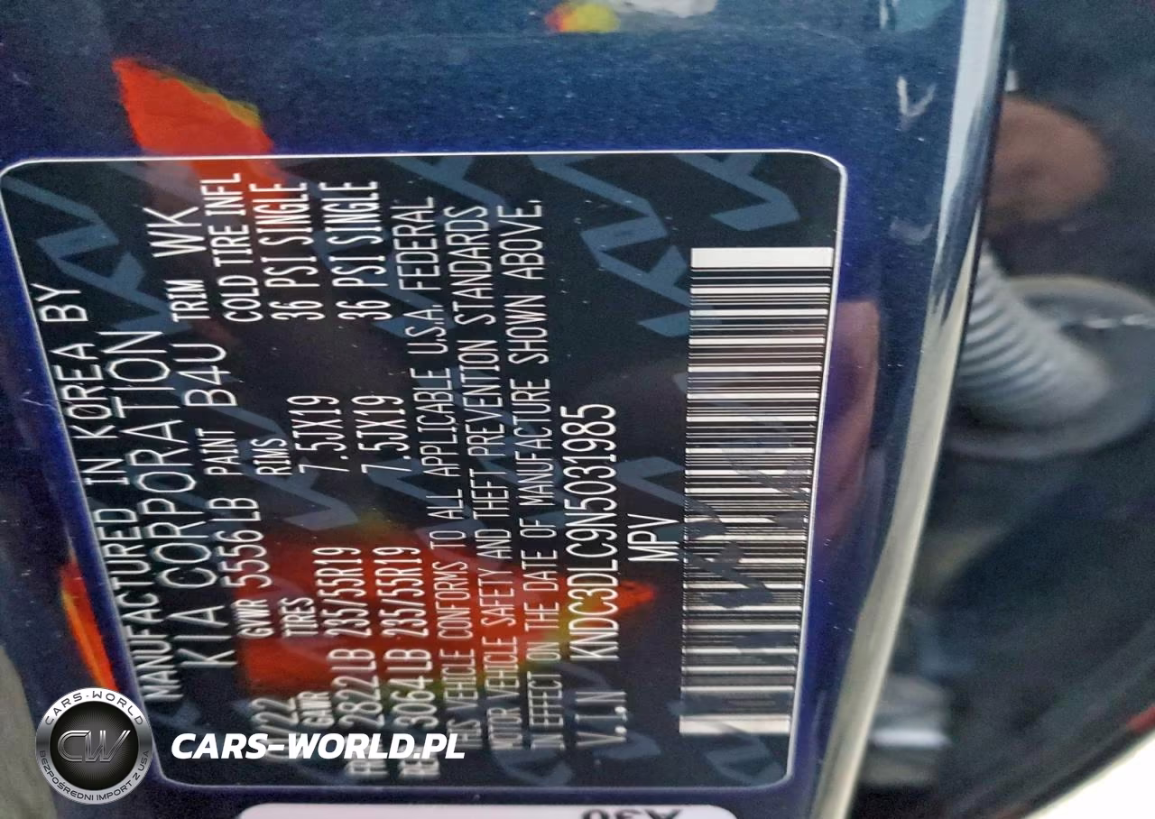 2022 Kia Ev6 Light VIN:KNDC3DLC9N5031985 - 13