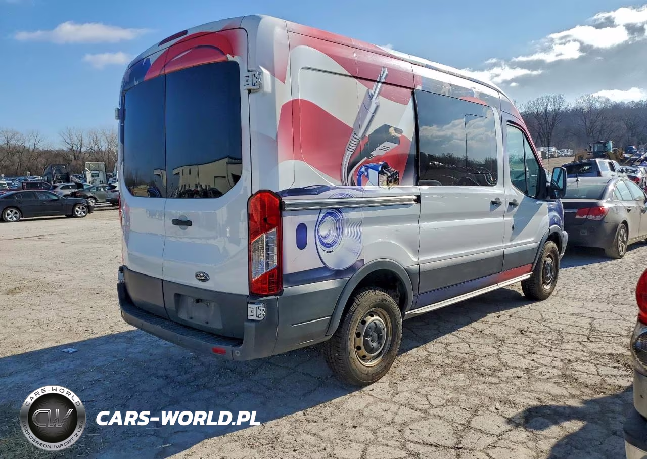 2016 Ford Transit 250 Srw Medium Roof Delivery Van VIN:1FTNR1CGXFKA10896 - 3