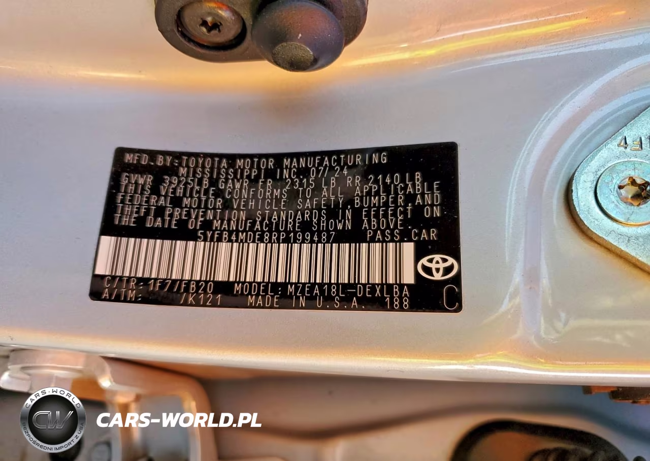 2024 Toyota Corolla Le VIN:5YFB4MDE8RP199487 - 12