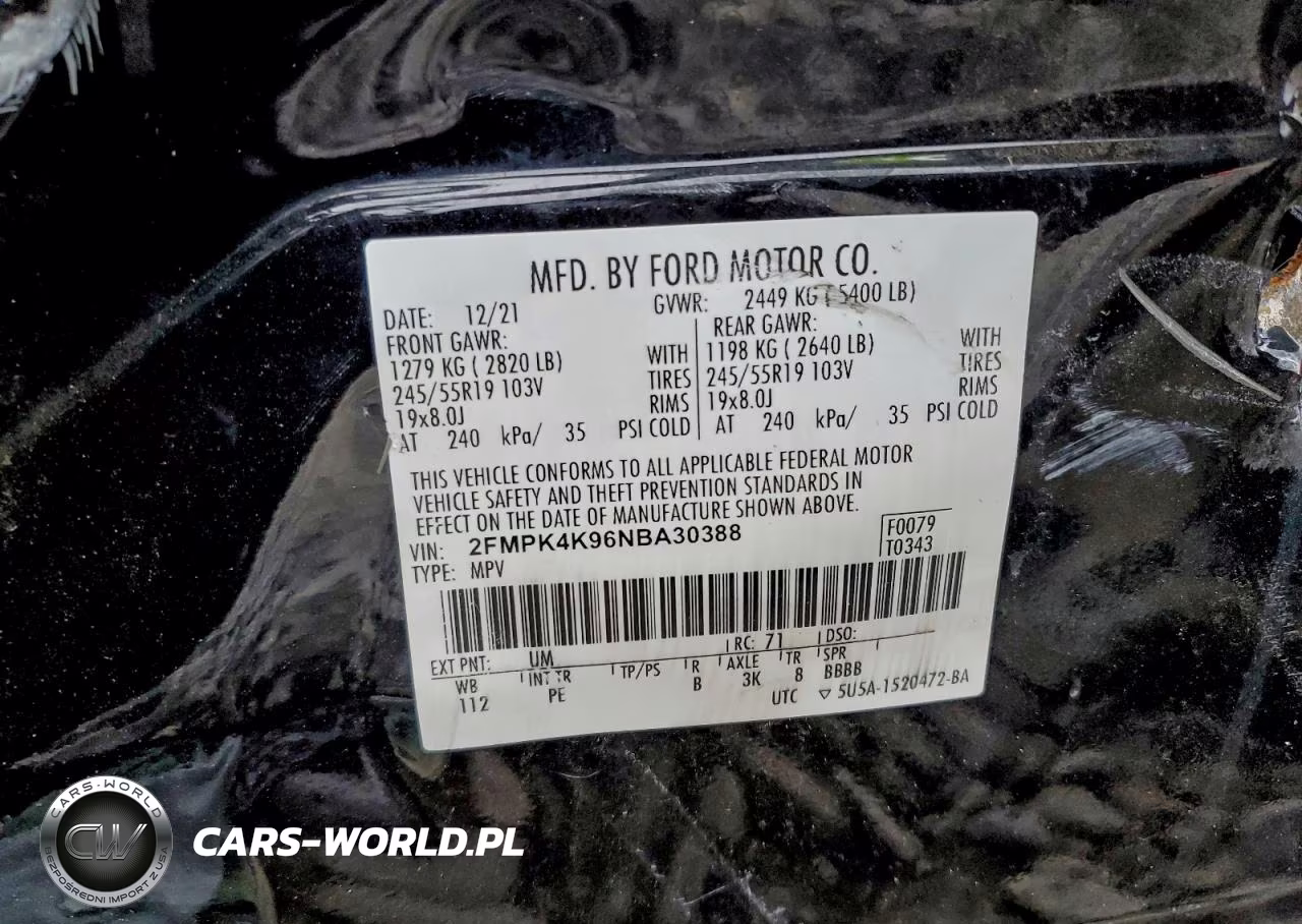 2022 Ford Edge Titanium VIN:2FMPK4K96NBA30388 - 13