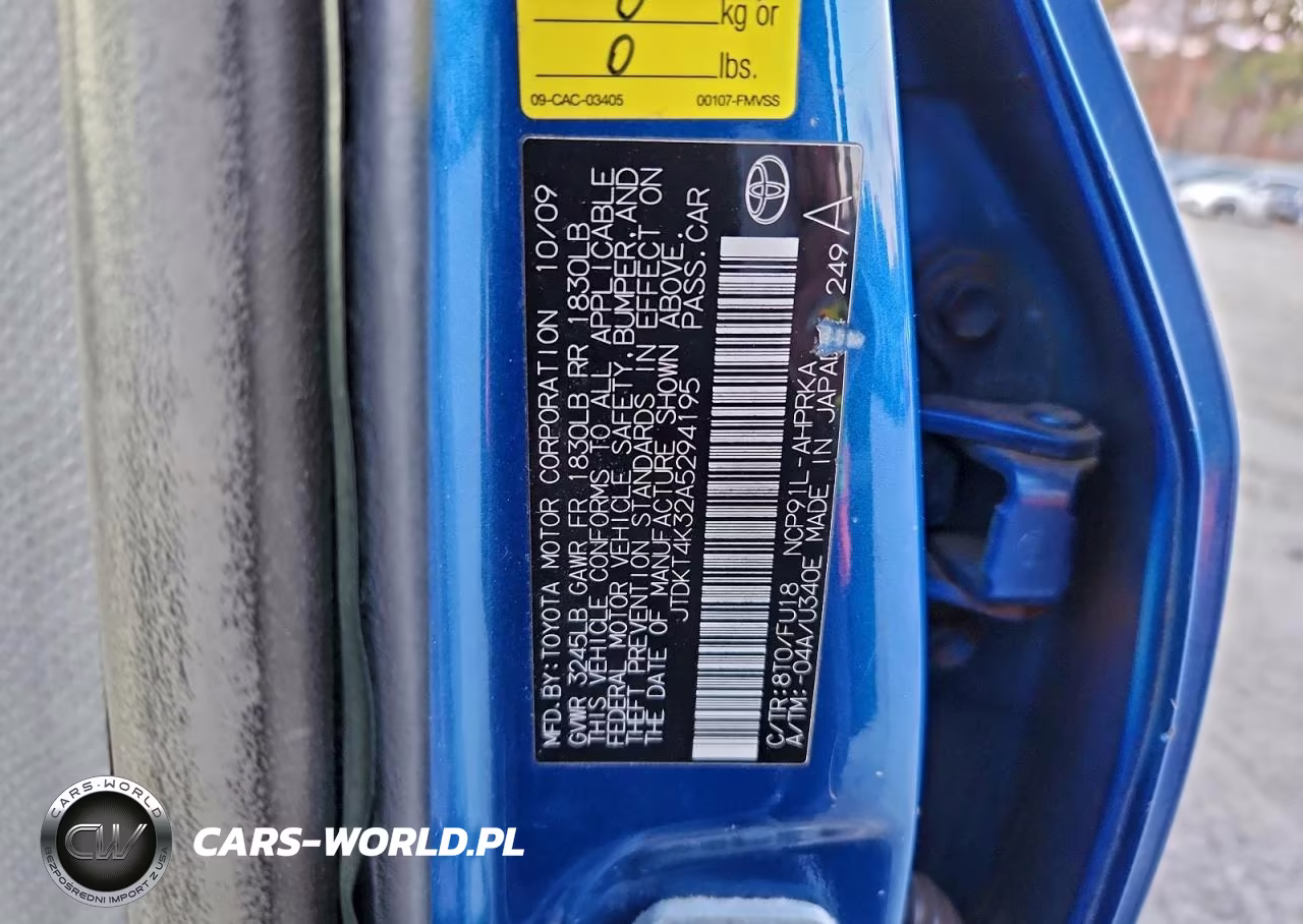2010 Toyota Yaris VIN:JTDKT4K32A5294195 - 12