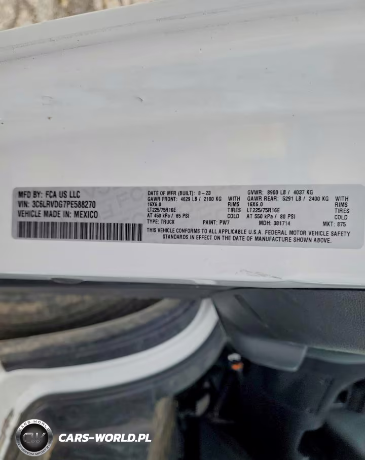 2023 Ram Promaster 2500 Delivery Van VIN:3C6LRVDG7PE588270 - 12