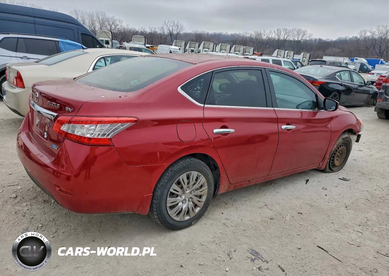 2014 Nissan Sentra Sv VIN:3N1AB7AP2EY242887 - 3