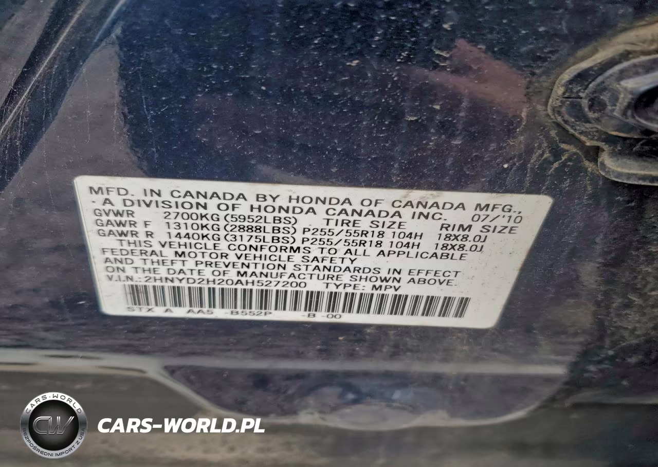 2010 Acura Mdx VIN:2HNYD2H20AH527200 - 13