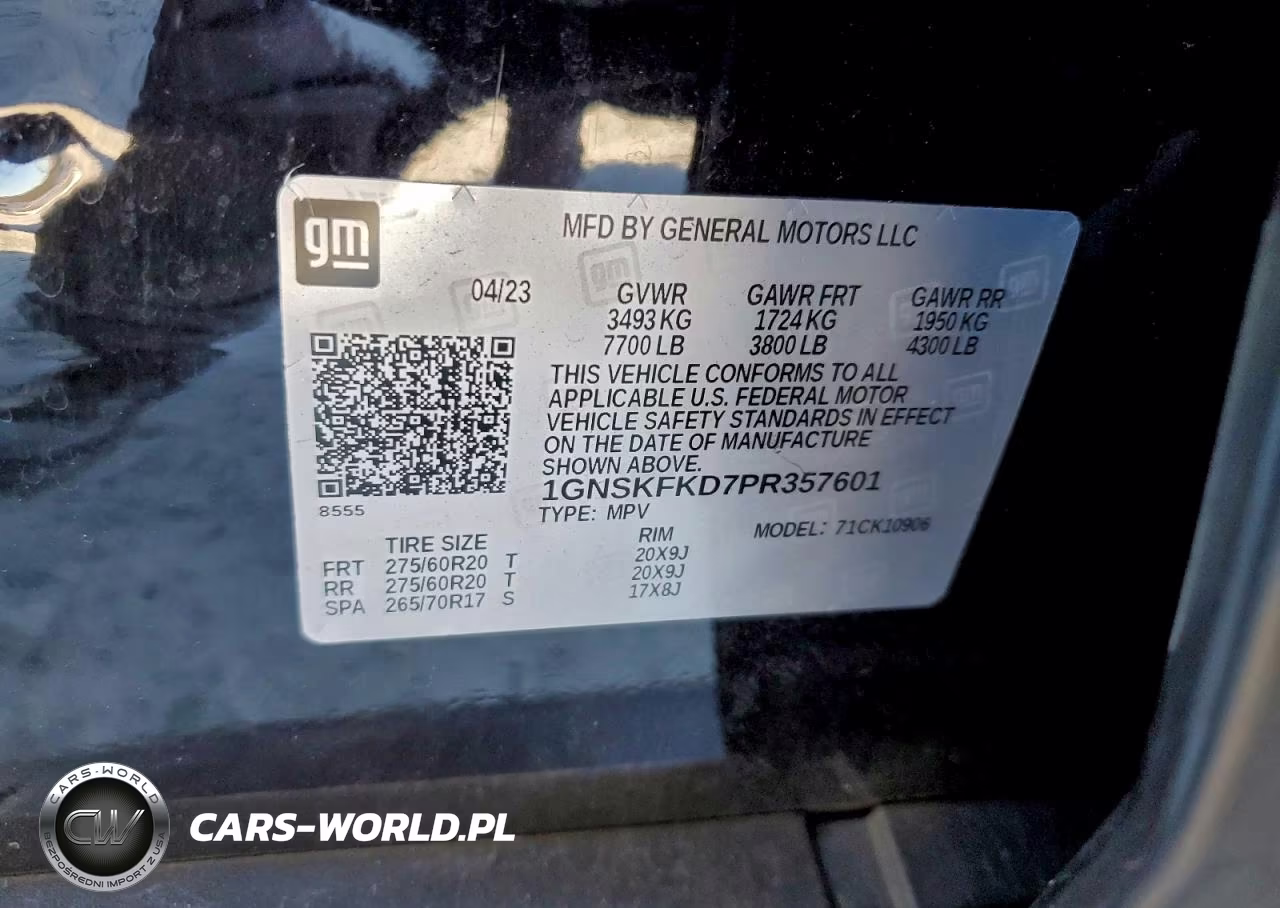 2023 Chevrolet Suburban K1500 Premier VIN:1GNSKFKD7PR357601 - 13