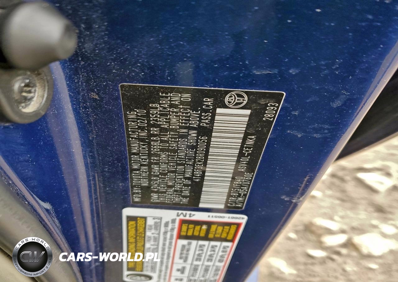 2011 Toyota Camry Base VIN:4T4BF3EK2BR090056 - 12