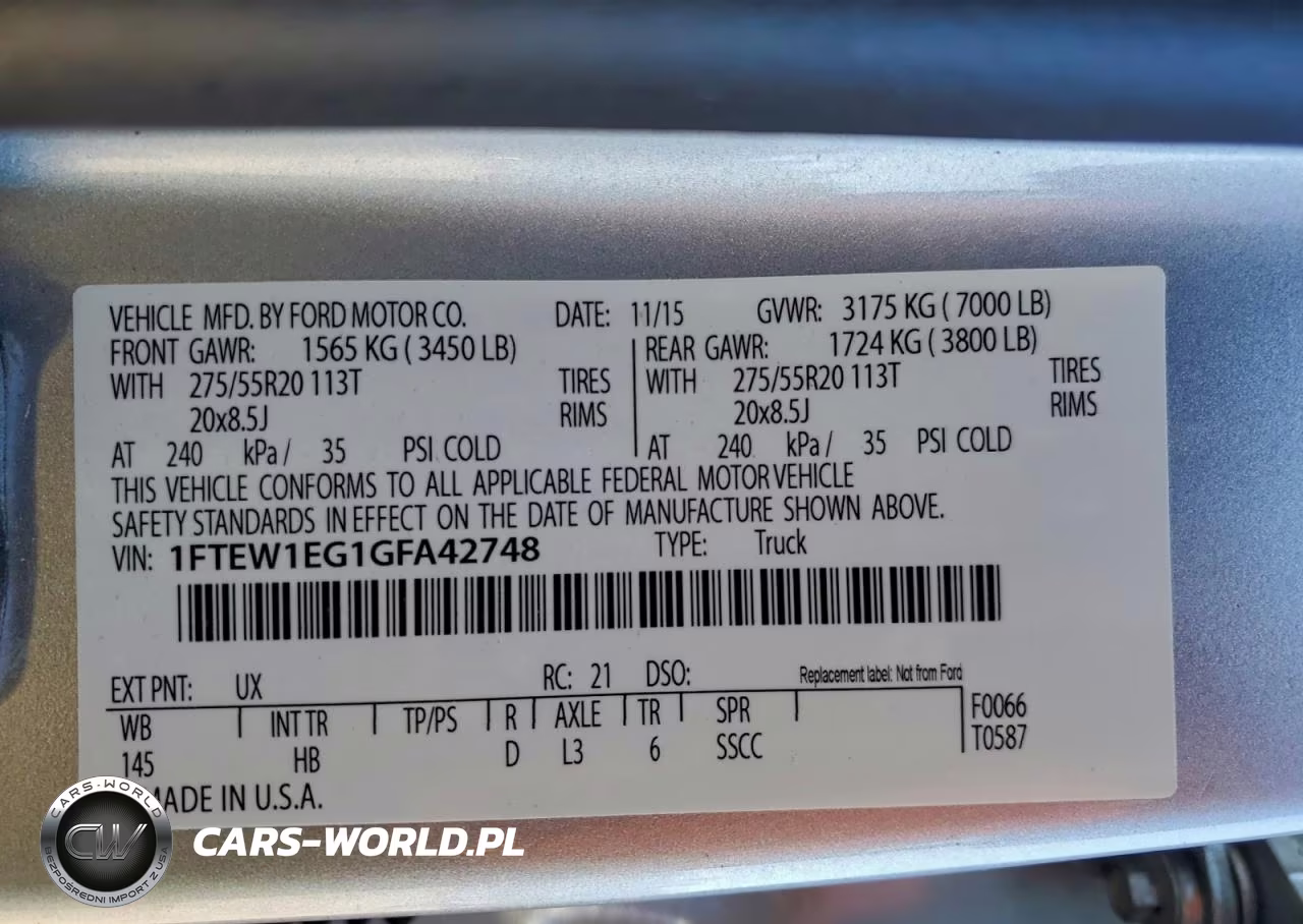 2016 Ford F150 Supercrew VIN:1FTEW1EG1GFA42748 - 12