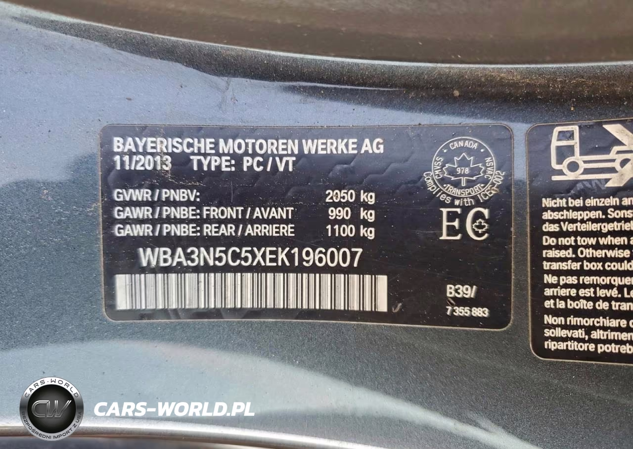 2014 BMW 428 Xi VIN:WBA3N5C5XEK196007 - 12