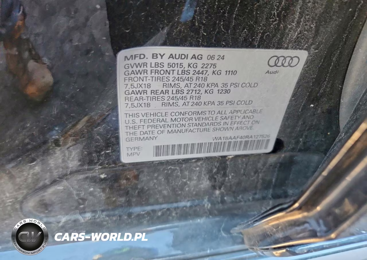 2024 Audi A4 Allroad Premium Plus VIN:WA18AAF40RA127526 - 13