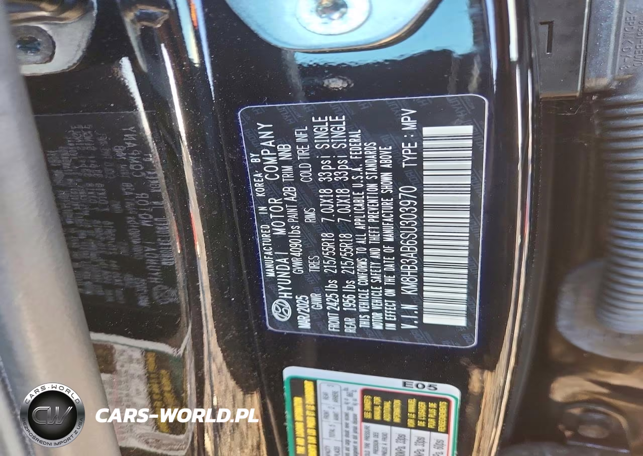 2025 Hyundai Kona Sel VIN:KM8HB3AB6SU303970 - 13