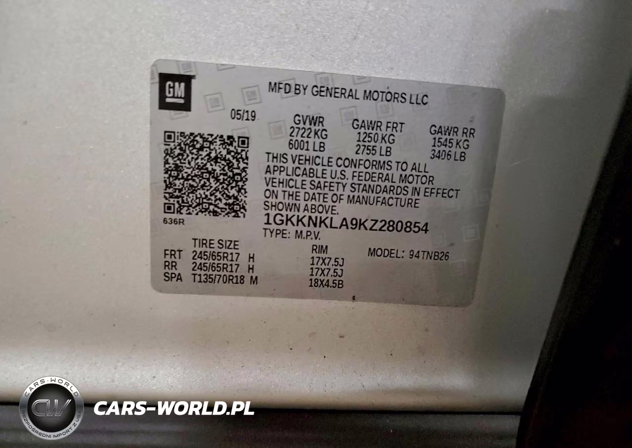 2019 GMC Acadia Sle VIN:1GKKNKLA9KZ280854 - 13