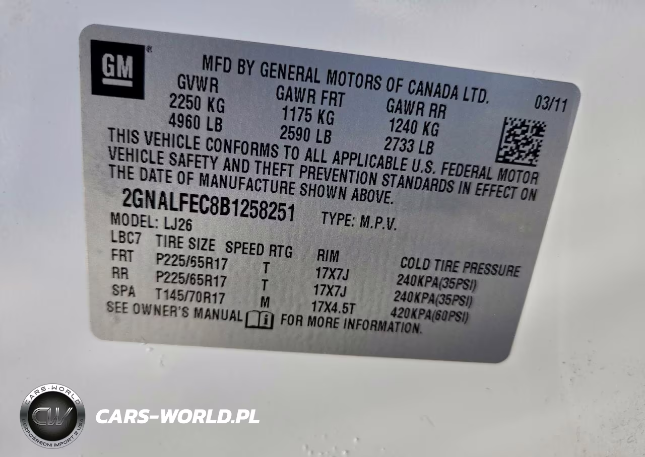 2011 Chevrolet Equinox Ltz VIN:2GNALFEC8B1258251 - 13