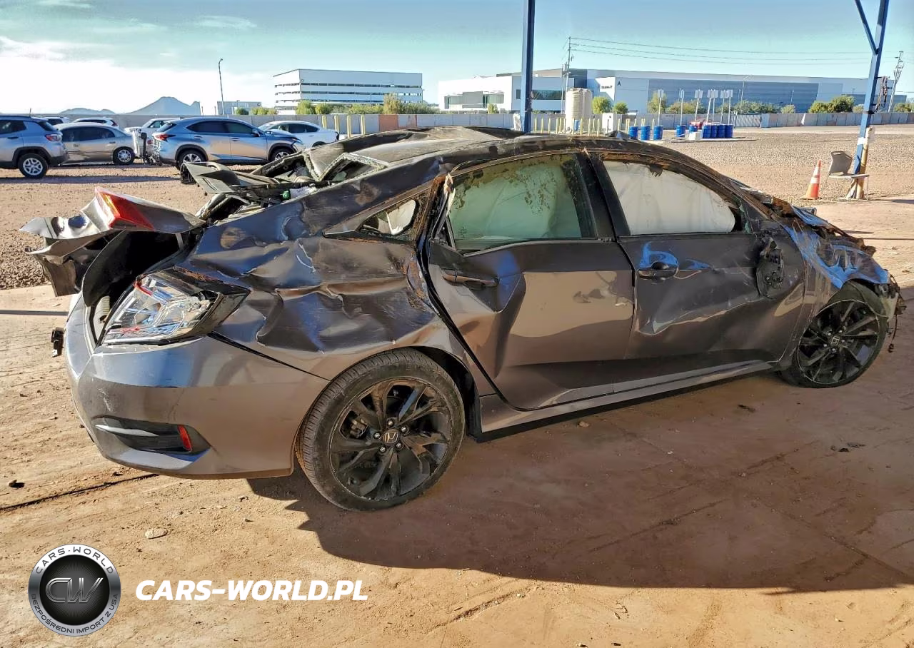 2021 Honda Civic Sport VIN:19XFC2F88ME003512 - 3