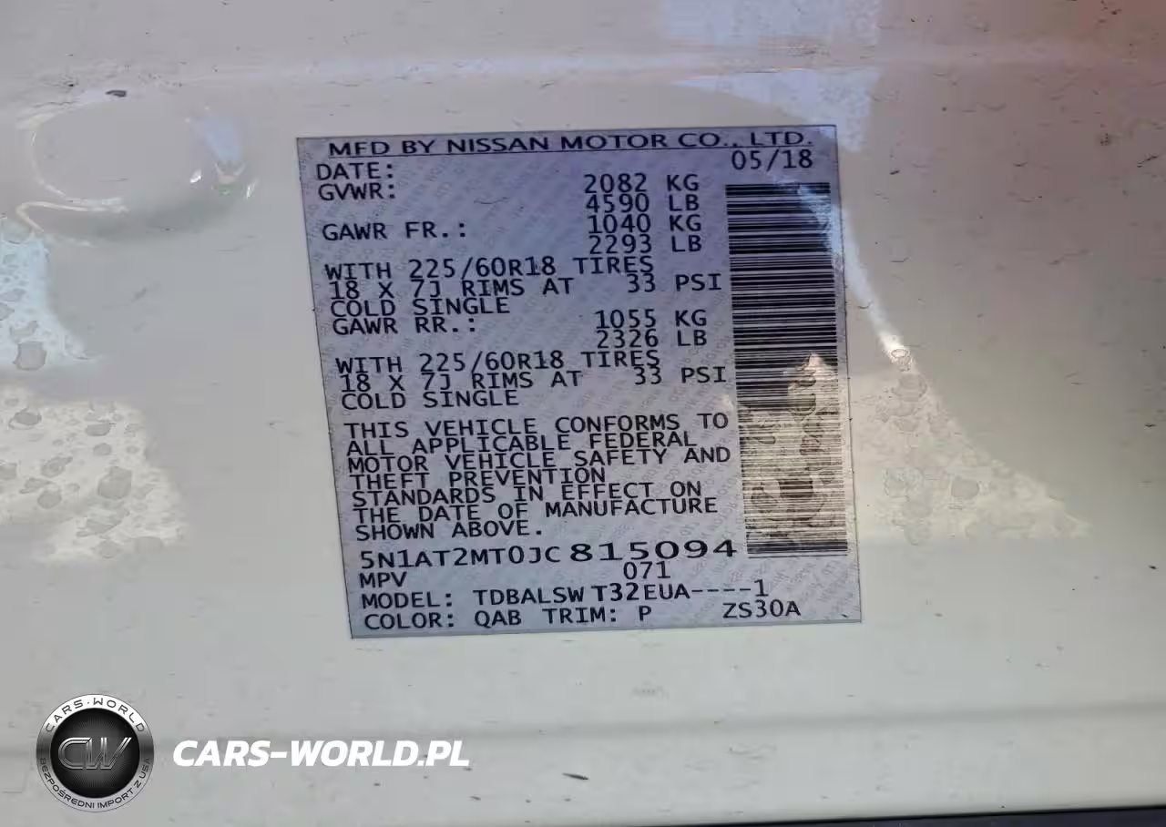 2018 Nissan Rogue S VIN:5N1AT2MT0JC815094 - 13