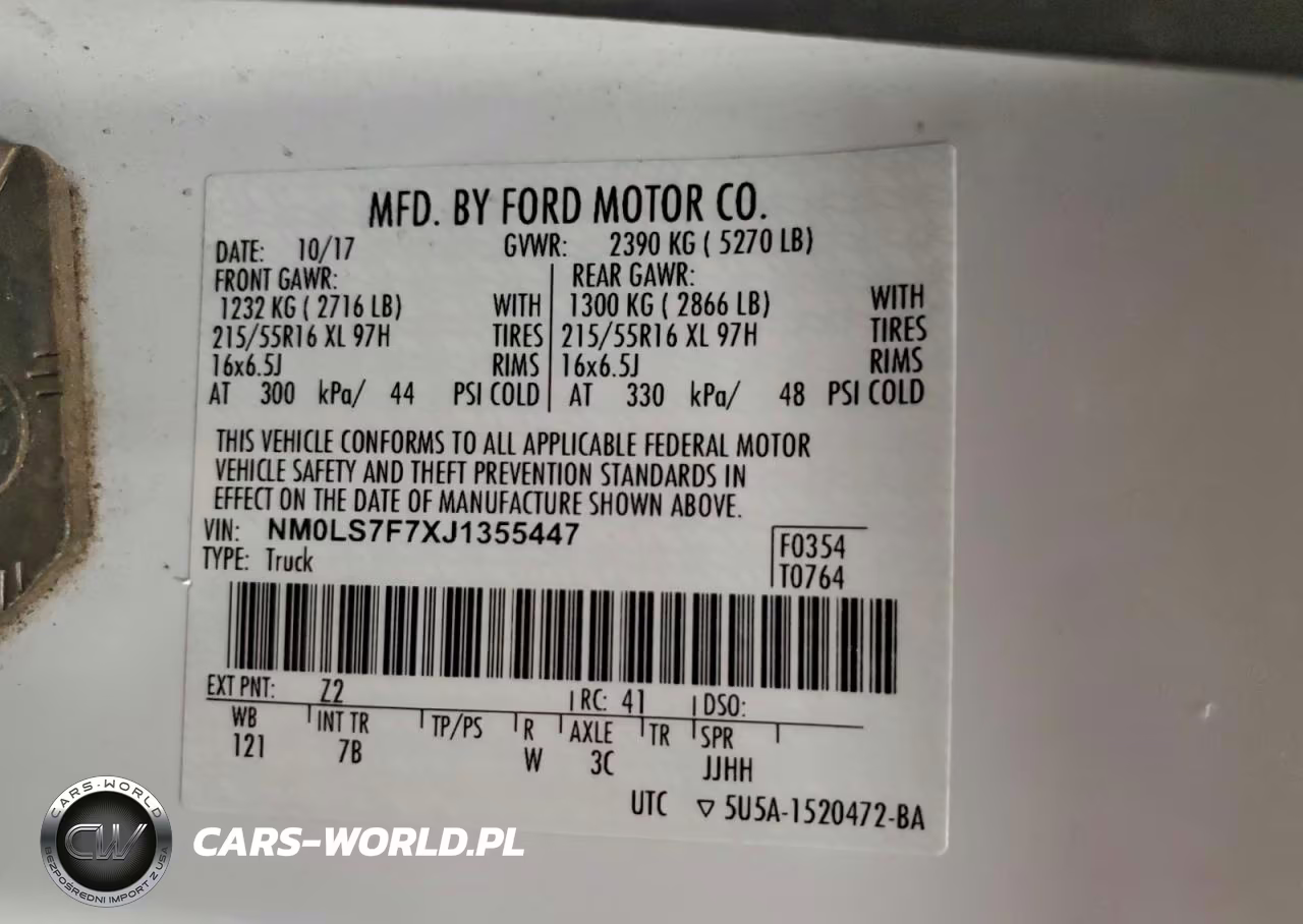 2018 Ford Transit Connect Delivery Van VIN:NM0LS7F7XJ1355447 - 14